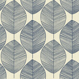 Leaves Wallpaper - Blue - by Arthouse. Click for more details and a description.
