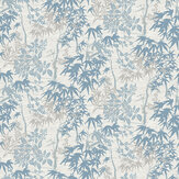 Orient Tree Wallpaper - Chalk Blue Grey - by Arthouse. Click for more details and a description.