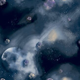 Out Of This World Wallpaper - Navy - by Arthouse