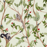 Tropical Monkey Wallpaper - Multi - by Arthouse. Click for more details and a description.
