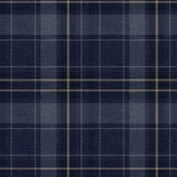 Twilled Plaid Wallpaper - Navy / Gold - by Arthouse. Click for more details and a description.
