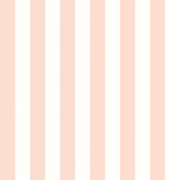 Candy Stripe Wallpaper - Blush - by Ohpopsi. Click for more details and a description.