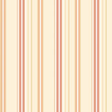 Ribbon Mix Stripe Wallpaper - Spice - by Ohpopsi. Click for more details and a description.
