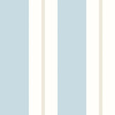 Wide Multi Stripe Wallpaper - Wedgewood - by Ohpopsi. Click for more details and a description.