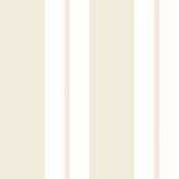 Wide Multi Stripe Wallpaper - Oatmeal - by Ohpopsi. Click for more details and a description.
