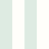 Wide Stripe Wallpaper - Seafoam - by Ohpopsi
