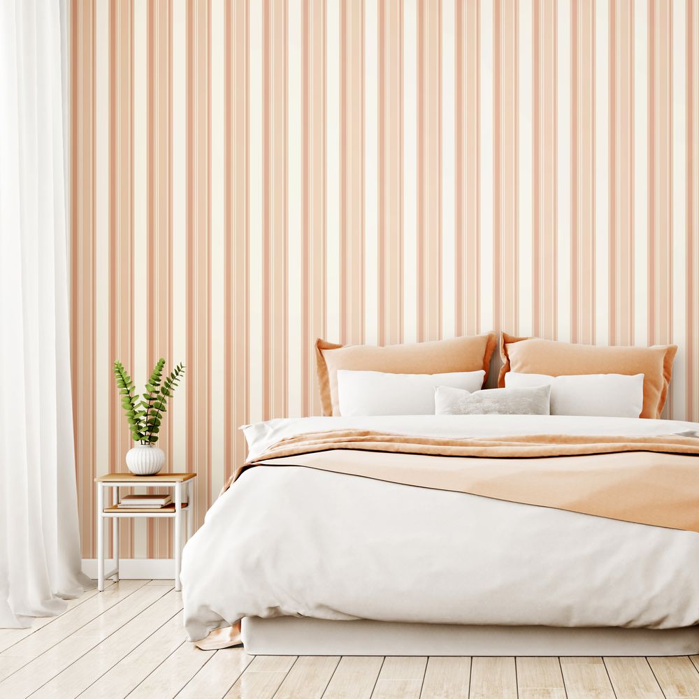 Bar Stripe Wallpaper - Plaster - by Ohpopsi