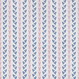 Bluebells Wallpaper - Blue / Raspberry - by Barneby Gates. Click for more details and a description.