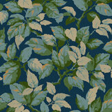 Canopy Wallpaper - Blue - by Crown