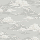 Cumulus Wallpaper - Grey - by Crown