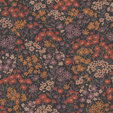 Ditsy Daisies Wallpaper - Brown - by Crown
