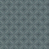 Morgrove Trellis Wallpaper - Blue - by Crown