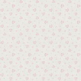 Vintage Rose Wallpaper - Cream / Grey - by Galerie