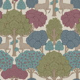 Forest of Arden Wallpaper - Mulberry - by Crown