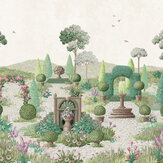 Panoramique Naunton Folly - Vert fougère - Laura Ashley