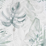 Chalky Tropical Wallpaper - Soft Navy - by Arthouse. Click for more details and a description.