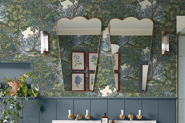 Bodenham Wallpaper - Heritage Green - by Graham & Brown