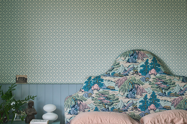 Achard Wallpaper - White Tie - by Farrow & Ball