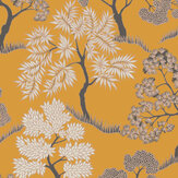 Trees Wallpaper - Ochre - by Superfresco Easy
