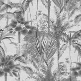 Jungle Texture Wallpaper - Charcoal - by Superfresco Easy