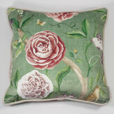 Chinoiserie Garden Cushion - Spring Green - by Esselle Home. Click for more details and a description.