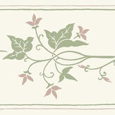 Majas Bård Border - Cream - by Boråstapeter