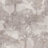 Trailing Trees Wallpaper - Grey - by Next