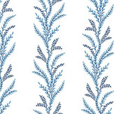 Exbury Wallpaper - Blue - by Paper & Ink