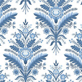 Moorbank Wallpaper - Blue - by Paper & Ink