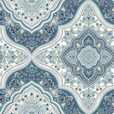 Cambridge Wallpaper - Blue - by Paper & Ink