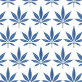 Bicton Wallpaper - Blue - by Paper & Ink