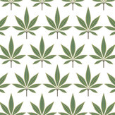 Bicton Wallpaper - Green - by Paper & Ink