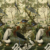 Danubian Tale Wallpaper Panel - Green - by Mind the Gap