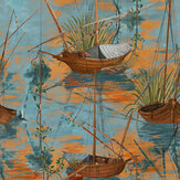 Moored Boats Wallpaper - Aquarius - by Mind the Gap