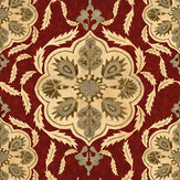 Ottoman Wallpaper - Red/Taupe - by Mind the Gap
