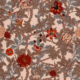 The Flowering Wallpaper - Red - by Mind the Gap