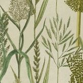 Riverside Flora Wallpaper - Taupe - by Mind the Gap