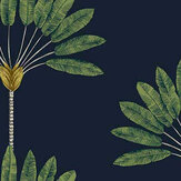 Flourish Wallpaper - Ink - by Today Interiors