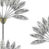 Flourish Wallpaper - Black / White - by Today Interiors