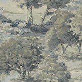 Scenic Trees Wallpaper - Greige - by Today Interiors