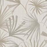 Retro Palms Wallpaper - Grey/ Silver - by Eijffinger. Click for more details and a description.