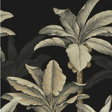 Palm Mural - Black / Cream - by Today Interiors