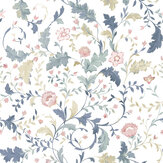 Litton Wallpaper - Dusky Seaspray - by Laura Ashley