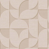Textured Geometric Wallpaper - Neutral - by Eijffinger