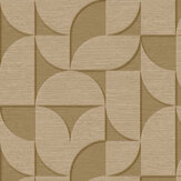 Textured Geometric Wallpaper - Olive - by Eijffinger. Click for more details and a description.