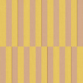 Shifted Stripe Wallpaper - Citrus/ Beige - by Eijffinger