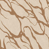 Tidal Drift Wallpaper - Neutral/ Gold - by Eijffinger