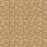 Geometric Weave Wallpaper - Sand Shimmer - by Eijffinger