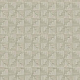 Geometric Weave Wallpaper - Sage Shimmer - by Eijffinger