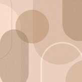 Panoramique Arched Geo Mural - Neutre feutré - Art for the home
